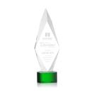 Manilow Green on Paragon Base Diamond Crystal Award