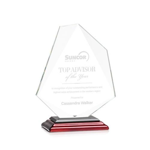Awards and Trophies - Crystal Awards - Picton Rosewood Unique Crystal Award