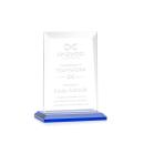 Sullivan Blue Rectangle Crystal Award