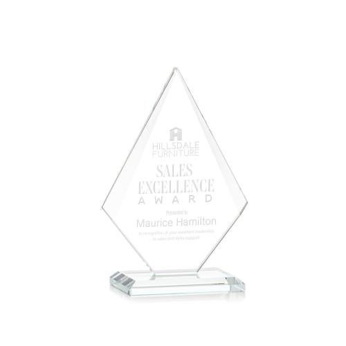 Awards and Trophies - Crystal Awards - Rideau Clear Diamond Crystal Award