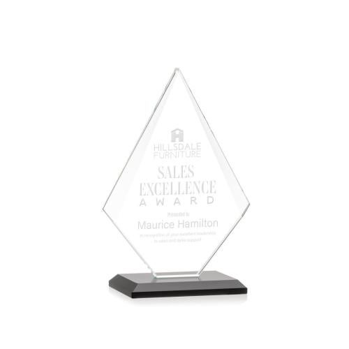 Awards and Trophies - Crystal Awards - Rideau Black Diamond Crystal Award