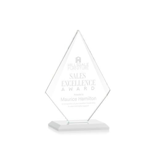 Awards and Trophies - Crystal Awards - Rideau White Diamond Crystal Award