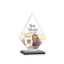 Rideau Full Color Black Diamond Crystal Award