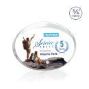 Rawlins Full Color Silver Circle Acrylic Award