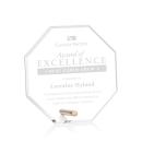Polaris Octagon Gold Polygon Acrylic Award