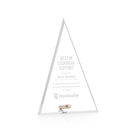 Awards and Trophies - Acrylic Awards - Polaris Tower Gold Towers Acrylic Award