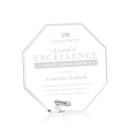 Polaris Octagon Silver Polygon Acrylic Award