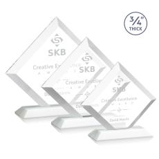 Employee Gifts - Belaire White Diamond Crystal Award