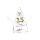 Polaris Full Color Silver Star Acrylic Award