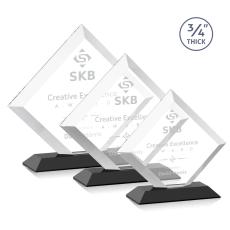 Employee Gifts - Belaire Black Diamond Crystal Award