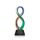 Duarte Black on Sheffield Base Unique Glass Award
