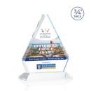 Fyreside Full Color Clear Diamond Crystal Award
