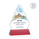 Fyreside Full Color  Red on Newhaven Diamond Crystal Award