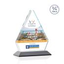 Fyreside Full Color Black Diamond Crystal Award