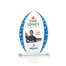 Mystique Arrowhead Full Color Star Crystal Award