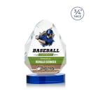 Lexis Full Color Tear Drop Crystal Award