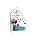Lawton Full Color Peaks Crystal Award