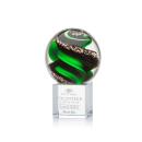 Zodiac Globe on Granby Base Glass Award