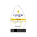 Idaho Full Color Black Peaks Crystal Award