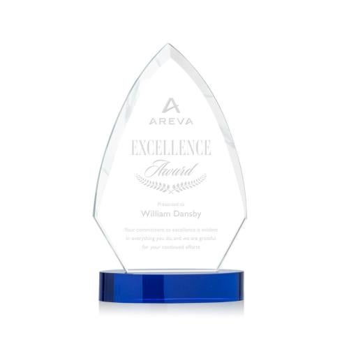 Awards and Trophies - Crystal Awards - Idaho Blue Peaks Crystal Award