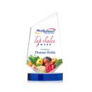 Portland Full Color Blue Peaks Crystal Award