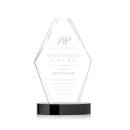 Redding Black  Polygon Crystal Award