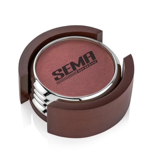 Corporate Gifts - Coasters - Danville on Colfax Base - Set of 4