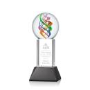 Galileo Black on Stowe Base Globe Glass Award