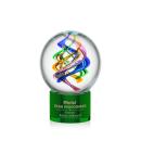 Galileo Green on Marvel Base Globe Glass Award
