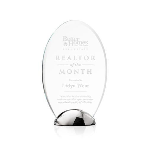 Awards and Trophies - Crystal Awards - Broadbent Circle Crystal Award