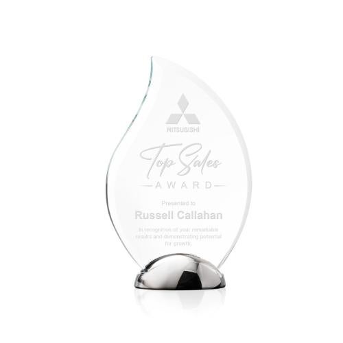 Awards and Trophies - Crystal Awards - Neskita Flame Crystal Award