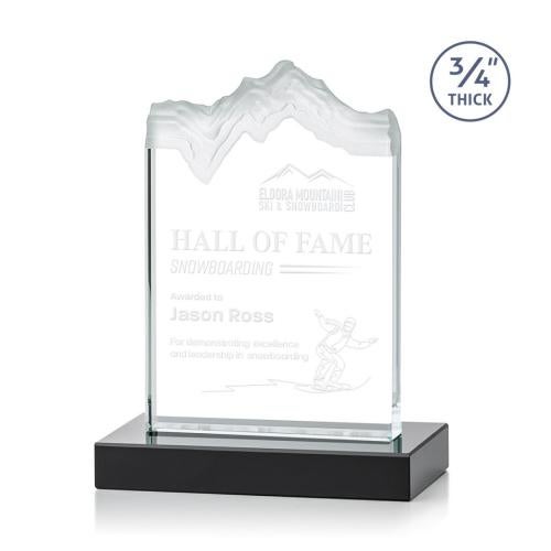 Awards and Trophies - Crystal Awards - Kilimanjaro Black Peaks Crystal Award