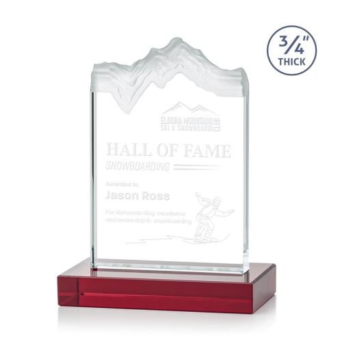 Awards and Trophies - Crystal Awards - Kilimanjaro Red Peaks Crystal Award