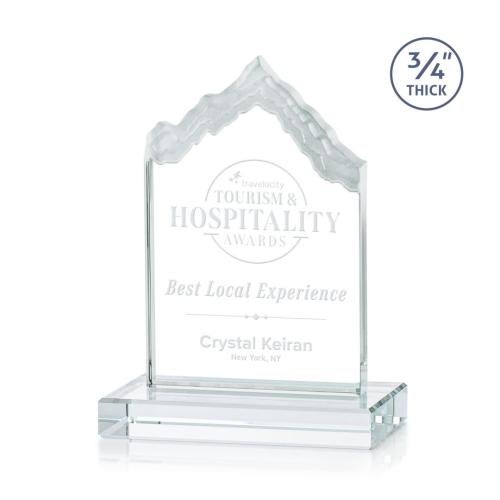 Awards and Trophies - Crystal Awards - McKinley Stafire Peaks Crystal Award