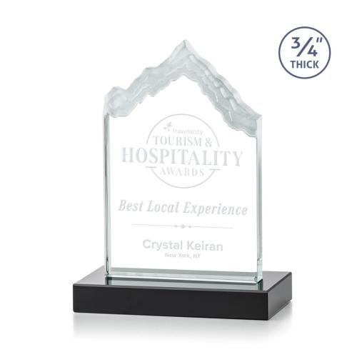 Awards and Trophies - Crystal Awards - McKinley Black Peaks Crystal Award