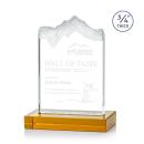 Kilimanjaro Amber Peaks Crystal Award