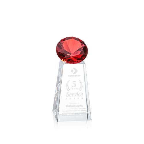 Awards and Trophies - Crystal Awards - Novita Ruby Crystal Award