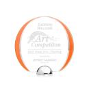 Stanton Orange Circle Crystal Award