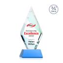 Richmond Full Color Sky Blue on Newhaven Diamond Crystal Award