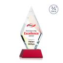 Richmond Full Color Red on Newhaven Diamond Crystal Award