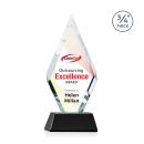Richmond Full Color Black on Newhaven Diamond Crystal Award