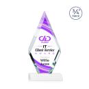 Richmond Full Color White Diamond Crystal Award