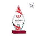 Richmond Full Color Red Diamond Crystal Award