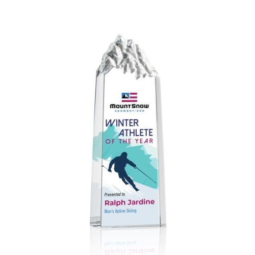Awards and Trophies - Crystal Awards - Himalayas Full Color Towers Crystal Award