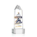 Himalayas Full Color Clear on Base Towers Crystal Award