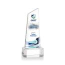 Belmont Tower Full Color Clear on Padova Peaks Crystal Award