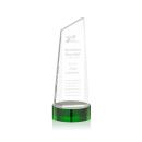 Belmont Tower Green on Stanrich Base Peaks Crystal Award