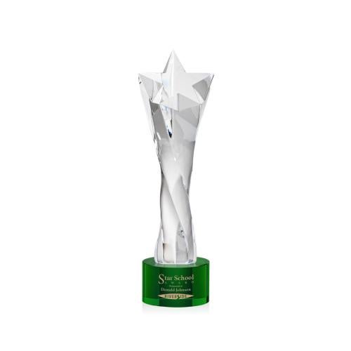 Awards and Trophies - Crystal Awards - Arlington Green on Marvel Base Star Crystal Award