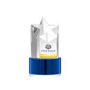 Berkeley Full Color Blue on Marvel Base Star Crystal Award