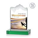 Kilimanjaro Full Color Green Peaks Crystal Award